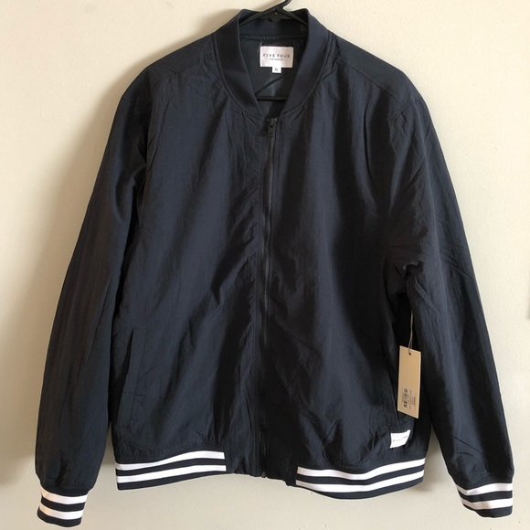 Five Four Other - 🆓NWT Five Four navy blue bomber jacket varsity XL